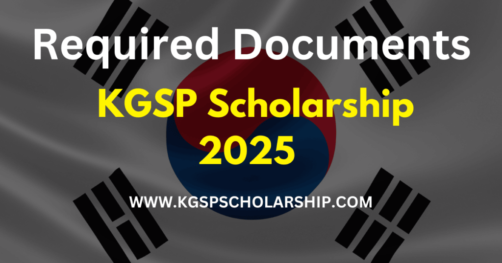 KGSP Scholarship Documents