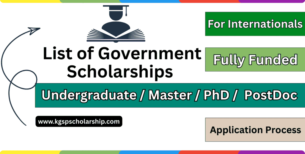 Top Government Scholarships List For International Students
