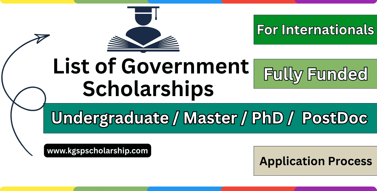 Top Government Scholarships List For International Students