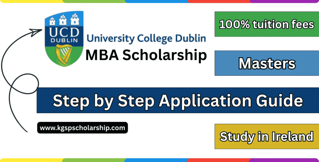 University College Dublin MBA Scholarship